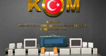 Kırşehir’de çok sayıda kaçak elektronik ürün ele geçirildi