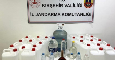 Kırşehir'de kaçak alkol operasyonu: 120 litre ele geçirildi