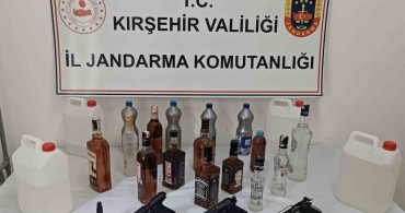 Kırşehir'de Kaçak Alkol Operasyonu: 2 Gözaltı