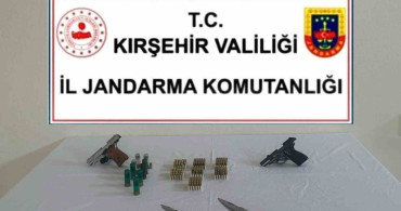 Kırşehir'de Ruhsatsız Silah Operasyonu
