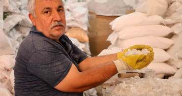 Kırşehir’de turşuluk sezonu kaya tuzu satışlarını hareketlendirdi