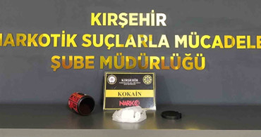 Kırşehir'de uyuşturucu operasyonu: 1 tutuklama