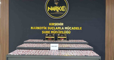Kırşehir'de Uyuşturucu Operasyonu: 5 Bin 563 Sentetik Hap Ele Geçirildi