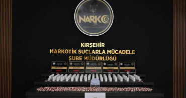 Kırşehir'de uyuşturucu operasyonunda 2 şüpheli tutuklandı
