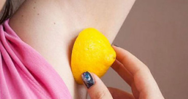 Kışın Terlemem Demeyin! Koltuk Altınıza Limon Sürün
