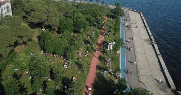 Kısıtlamasız İlk Pazar Gününde Caddebostan Sahili