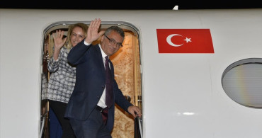 KKTC Cumhurbaşkanı Erhürman Türkiye'ye İlk Resmi Ziyaretine Çıktı