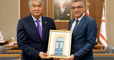 KKTC Cumhurbaşkanı Erhürman, TÜRKSOY Genel Sekreterini Ağırladı