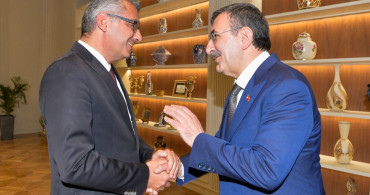 KKTC Cumhurbaşkanı Tufan Erhürman, Yardımcısı Cevdet Yılmaz'ı Ağırladı