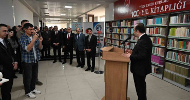 KMÜ'de 100. Yıl Kitaplığı Açıldı