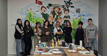 Kocaeli Güzel Sanatlar Lisesi'nden Kocaelispor'a Anlamlı Duvar Resmi