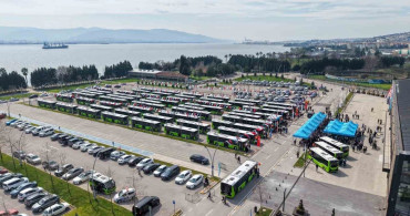 Kocaeli'de doğalgazlı otobüsler toplu ulaşımı destekliyor