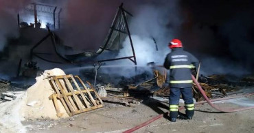 Kocaeli'de Fabrikada Yangın Çıktı