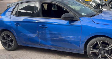 Kocaeli'de Freni Tutmayan Araç Bariyerlere Çarptı