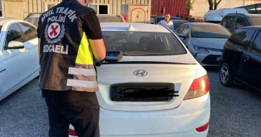 Kocaeli'de korsan taksi sürücüsü ve yolcuya ceza