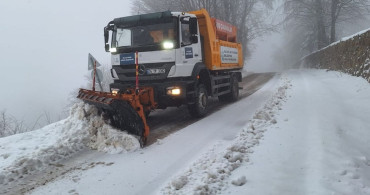 Kocaeli'nin Yüksek Kesimlerine Kar Yağışı Düştü