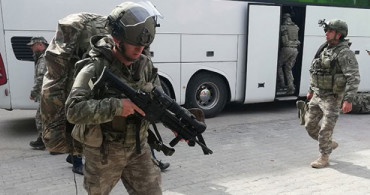 Komandolar Sınıra Gönderilmek Üzere Hatay'da