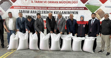 Konuralp pirinci için 82 çiftçiye 50 ton tohum desteği