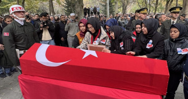 Konya Şehit Hava İkmal Astsubay Kuyucu'yu Uğurladı