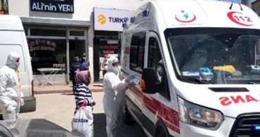Konya'da Coronavirüs Şüphelisi Kadın Ekiplere Direndi
