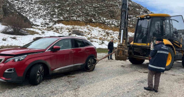 Konya'da Mahsur Kalan Aile Kurtarıldı