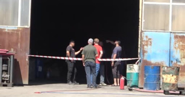 Konya'da metal fabrikasında patlama sonrası yangın paniğe neden oldu