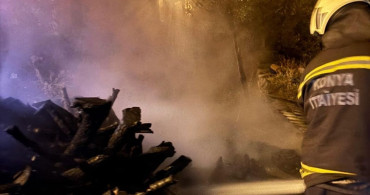 Konya'da Müstakil Evde Yangın