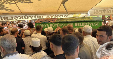 Konya'da silahlı saldırıda hayatını kaybeden kuyumcu son yolculuğuna uğurlandı