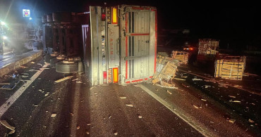 Konya'da Tır Kazası: İki Yaralı