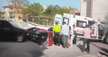 Konya'da Trafik Kazası: Elektrikli Motosiklet ve Otomobil Çarpıştı