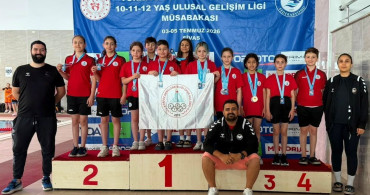 Körfez Gençlerbirliği yüzmede 21 birincilikle 29 madalya kazandı