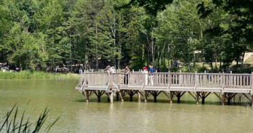 Korugöl tabiat parkı, doğaseverlerin gözdesi haline geldi