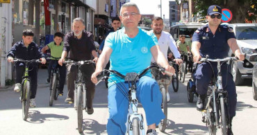 Köşk'te 19 Mayıs Coşkusu Bisikletle Kutlandı
