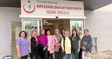 Köyceğiz'de Gebe Okulu Eğitimleri Devam Ediyor
