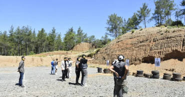 Köyceğiz'de güvenlik bölümü öğrencilerinden atışlarda tam isabet