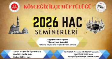 Köyceğiz'de Hacı Adaylarına Eğitim Semineri Düzenlenecek