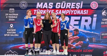 Köyceğizli sporcular mas güreşinden madalya ile döndü