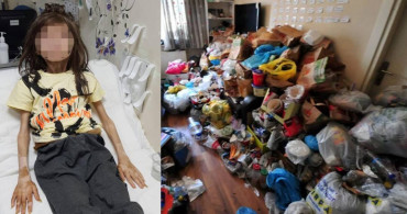 Küçük çocuğu çöp eve mahkum etmişti: Vicdansız teyze için rapor çıktı