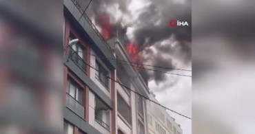 Küçükçekmece'deki Yangın Paniği