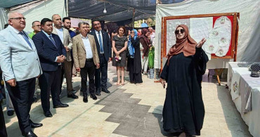 Kumluca'da Halk Eğitimi Merkezi Sergisi Açıldı
