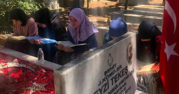Kur’an kursu öğrencilerinden şehide vefa