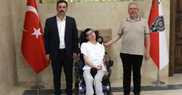 Kütahya İl Emniyet Müdürü'nden Özel Bireylere Destek Ziyareti