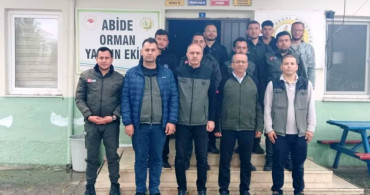 Kütahya Orman Bölge Müdürü yangın ekiplerini denetledi