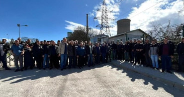 Kütahya Tunçbilek'te İşçiler Eylemde