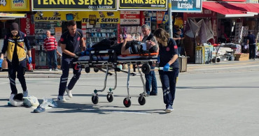 Kütahya’da Motosiklet ve Elektrikli Bisiklet Çarpıştı
