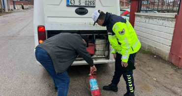 Kütahya'da Okul Servislerine Sıkı Denetim Uygulamaları