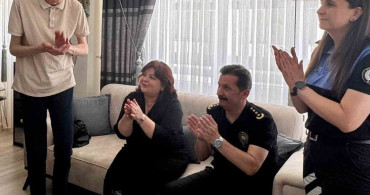 Kütahya'da özel birey Emir Buğra için sürpriz doğum günü kutlaması yapıldı