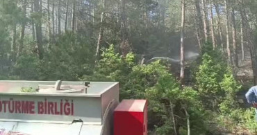 Kütahya'da Yıldırım Orman Yangını Kontrol Altına Alındı