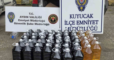 Kuyucak'ta 280 Litre Sahte Alkol Ele Geçirildi
