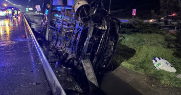 Kuzey Marmara Otoyolu'nda Kazada 1 Ölü, 1 Yaralı